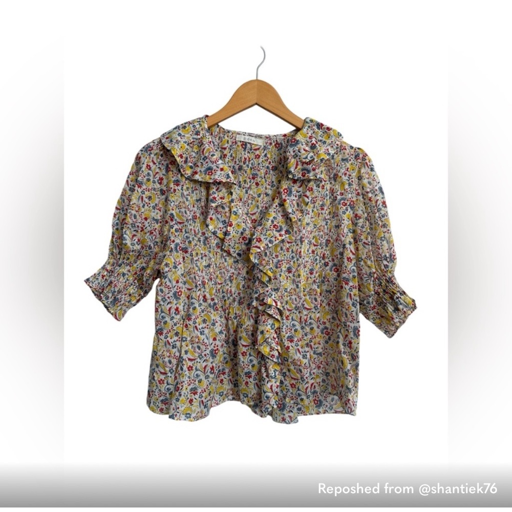 DOEN HENRI TOP XL in Wild Clover Floral